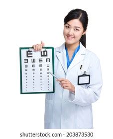 Asian Doctor Eye Chart Stock Photo Shutterstock