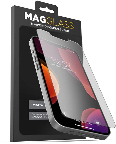 MagGlass IPhone 13 Pro Max Matte Anti Glare Screen Protector Encased