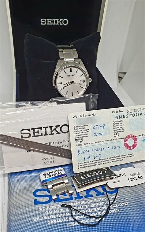 Seiko Sur P Silver Titanium Dial For Sale Men S Fashion Watches