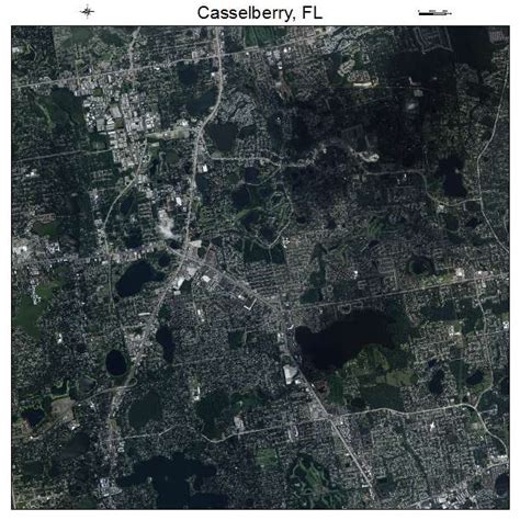 Aerial Photography Map Of Casselberry Fl Florida