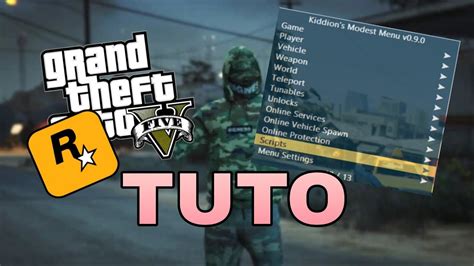 Tuto Comment Avoir Un Mod Menu Totalement Gratuit Sur Gta V Youtube