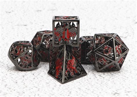 DND DICE Metal dice Hollow dnd dice New creative Dungeon and | Etsy