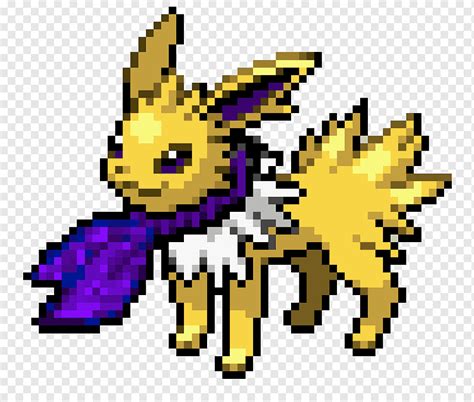 Pok Mon Heartgold And Soulsilver Sprite Pixel Art Jolteon Sprite D