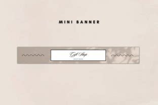 Minimalist Elegant Etsy Shop Banner Graphic By Magika Templates