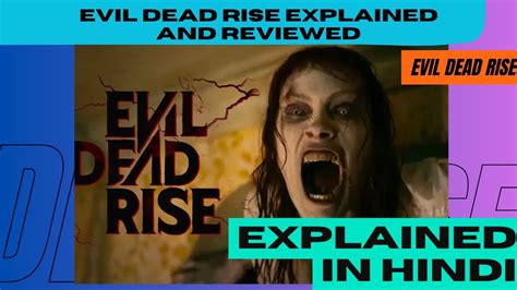 Evil Dead Rise 2023 Full Movie Explained Review Youtube