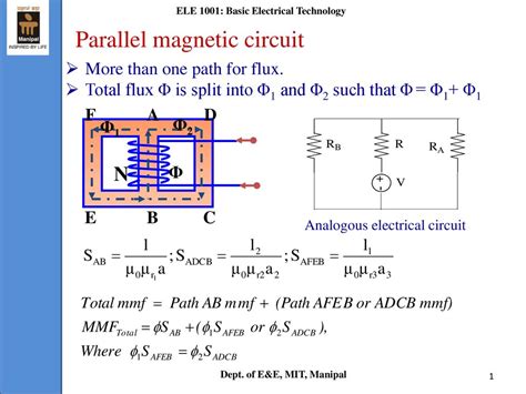 Series Parallel Magnetic Circuit Circuit Diagram