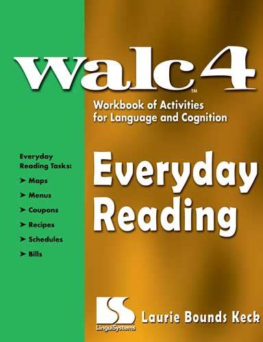 Walc Everyday Reading Workbook Of Activities For Language And