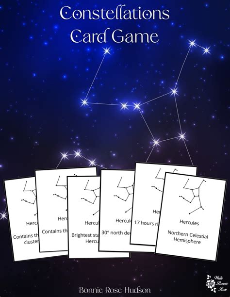 Constellations Card Game Made By Teachers