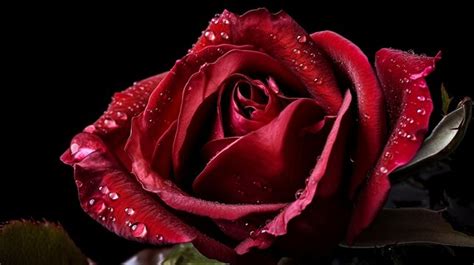 Beautiful Dark Red Roses