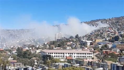 Alerta Roja Comunal Para Valparaíso Por Incendio En Cerro Jiménez