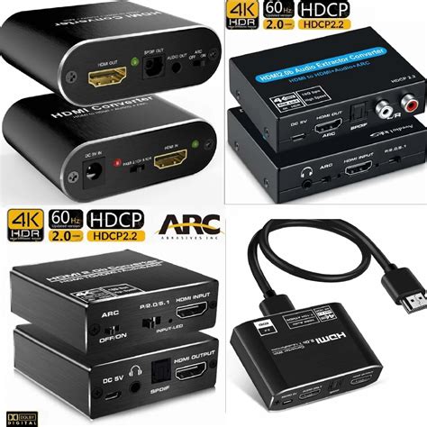 4k 60hz Hdmi Audio Extractor 51 Arc Hdmi Audio Extractor Splitter Hdmi To Audio Extractor