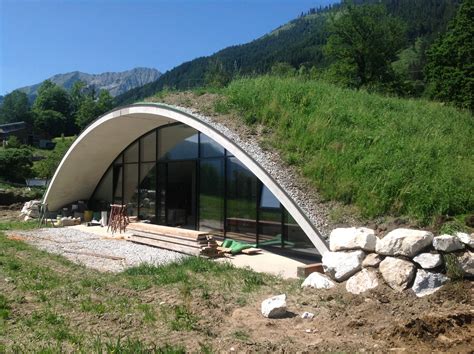 Gebaut Bogenhaus Underground Homes Earth Sheltered Homes Earthship Home