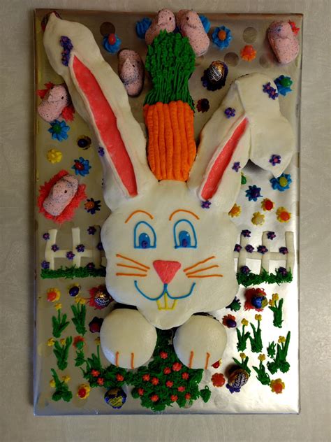 Easter Bunny Pull Apart Cake 2018