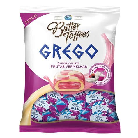 Bala Butter Toffees Grego Frutas Vermelhas G Arcor Balas