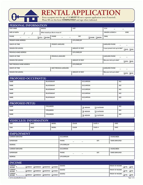 Ontario Rental Application Form 410 Fillable Printable Forms Free Online