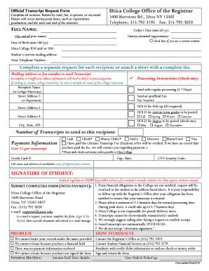 Fillable Online Utica Vendor Information Form Utica Fax Email Print