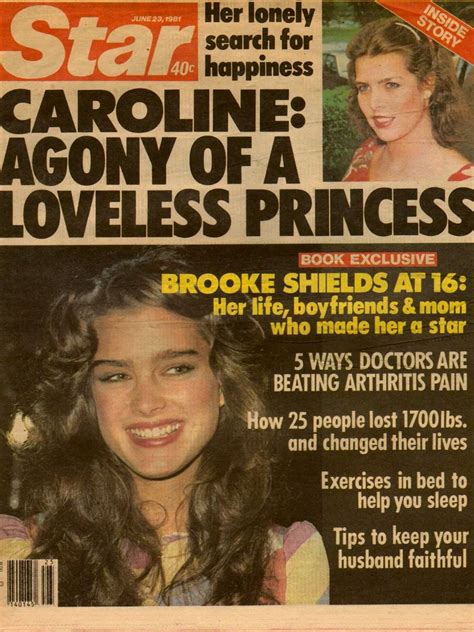 Brooke Shields Covers Star Magazine United States June 23 1981 Ayer