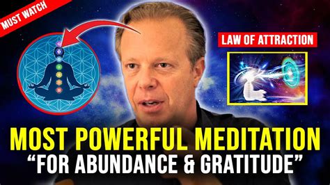 9 Min Morning Guided Meditation For Abundance And Gratitude Joe