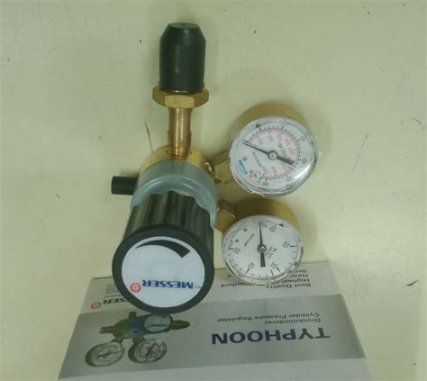 Brass Messer Typhoon Argon Cylinder Gas Regulator For Industry At Rs