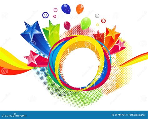 Abstract Colorful Rainbow Splash Background Vector Illustration