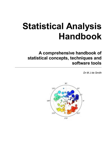 Statistical Analysis Handbook