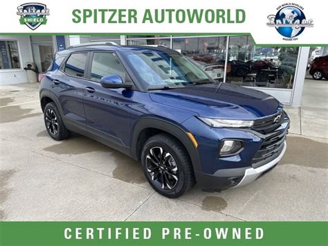 Certified Pre-Owned 2022 Chevrolet Trailblazer LT SUV in Amherst #33055AM | Spitzer Chevrolet of ...