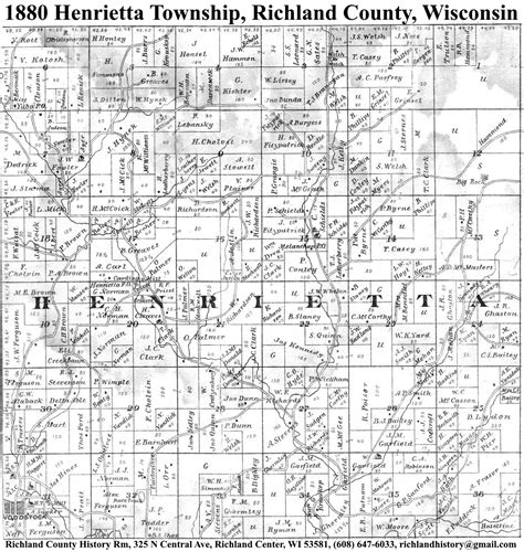 Richland County Wisconsin Maps