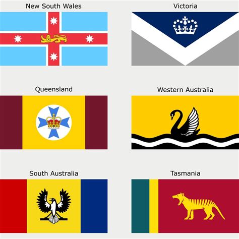 Australian State Flags : vexillology