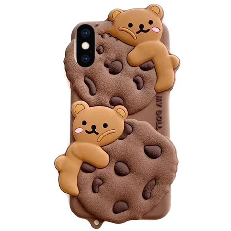 ETUI DO IPHONE X CASE OBUDOWA COVER MIŚ CIASTKO GEL Sklep EMPIK