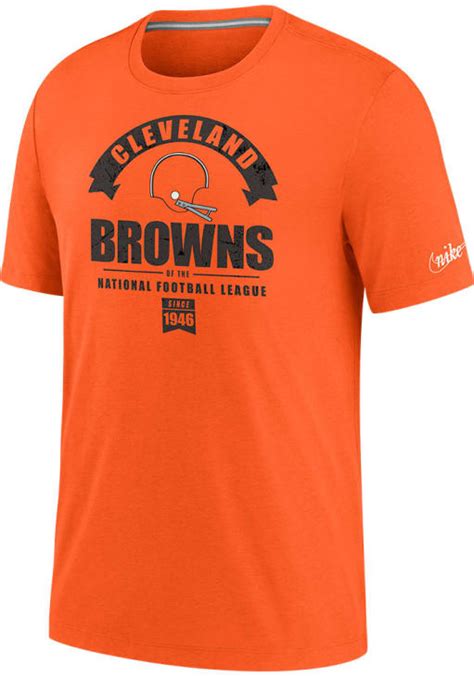 Nike Browns Historic Tri Blend Short Sleeve Fashion T Shirt