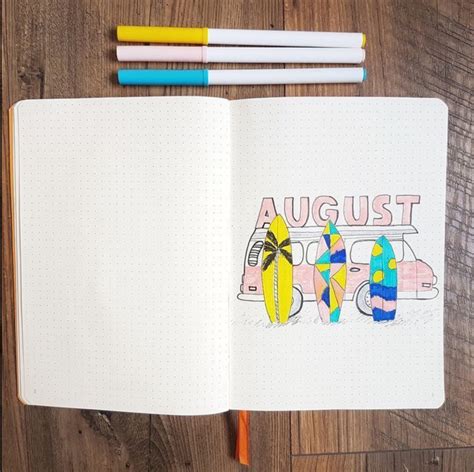 20 August Bullet Journal Cover Page Themes LaptrinhX