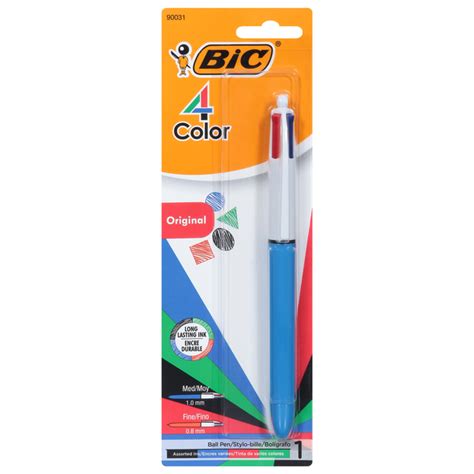 Save on BIC 4-Color Ball Point Pen Medium Point Retractable Order Online Delivery | Food Lion