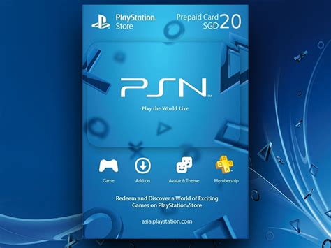 Singapore PlayStation Network 20 SGD PSN CARD SG WeeWit Hobbies