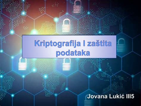 Kriptografija i zaštita podataka | PPT