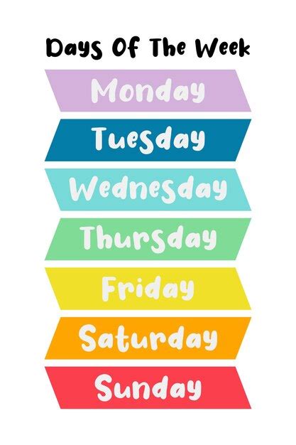 Clipart Days Of The Week Free Images At Clker Vector Clip