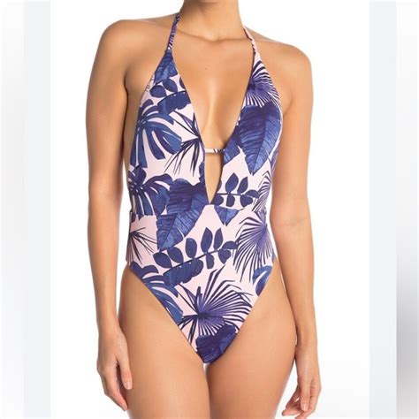 The Bikini Lab Swim Nwt The Bikini Lab One Piece Swimsuit Palm