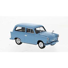 Brekina 1960 Trabant P 50 Kombi Station Wagon Assembled Blue