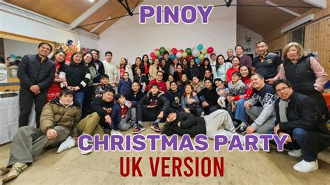 Our Pinoy Christmas Party Uk Version Pinoyinuk Youtube