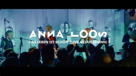 Anna Loos Das Leben Ist Schön Live Kurzkonzert Im Dussmann