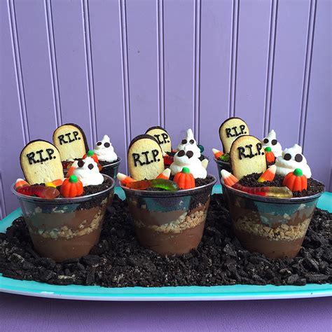 Fab Recipe Ghoulish Graveyard Dirt Cups Fab Food Chicago