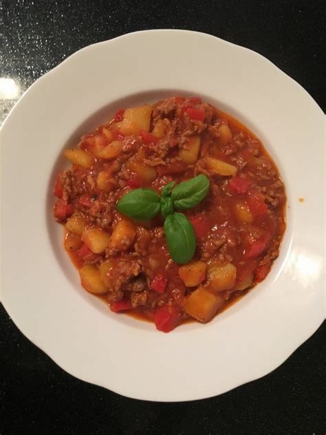 Reis Hackfleisch Pfanne Mit Paprika Von Iris Chefkoch De