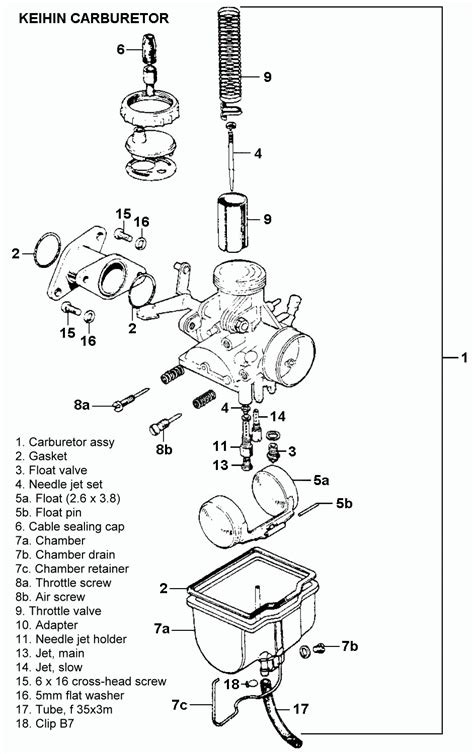 Carb Diagram Motorcycle Honda