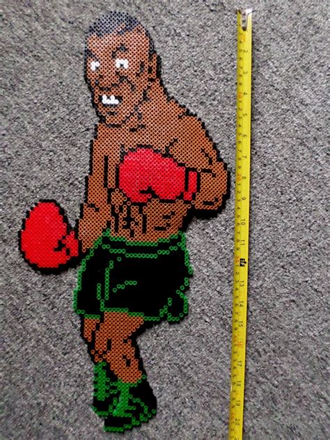 Long Black Fingers Mike Tyson Buster Bunny Perler Beads Update