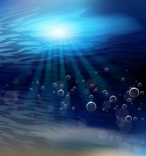 Underwater scene Vector Art Stock Images | Depositphotos