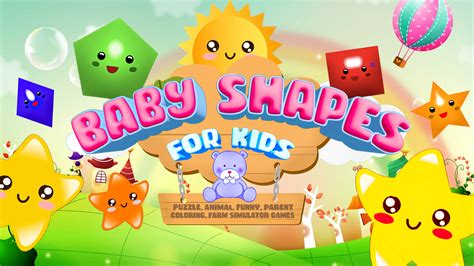 Baby Shapes for Kids - Puzzle,Animal,Funny, Parent,Coloring,Farm ...