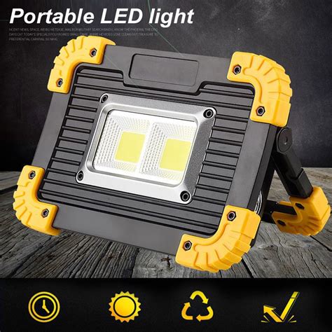 Cob Led Draagbare Spotlight Led Verlichting Usb Op Grandado