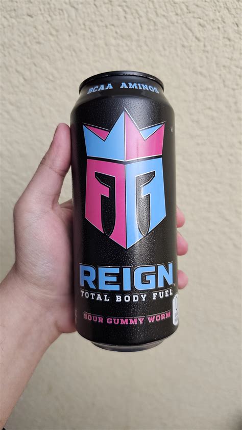 Reign Sour Gummy Worm 💙🖤🩷 R Energydrinks