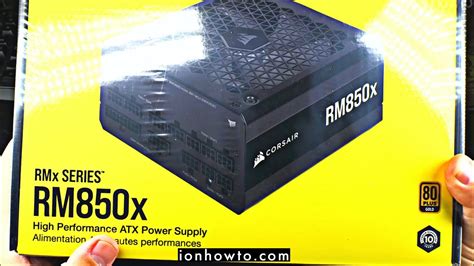 Corsair RM850x Unboxing - YouTube