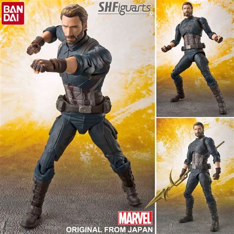 Model โมเดล ของแท 100 Bandai S H Figuarts Marvel Comics Avengers