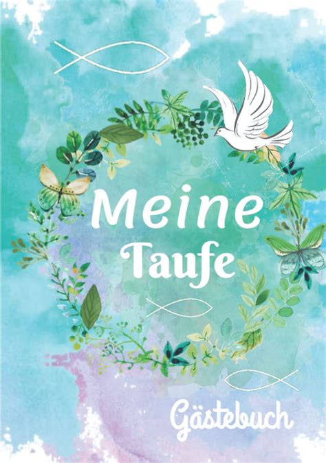 Meine Taufe Gästebuch Für Taufe Geschenk Moderne Erinnerungsbuch